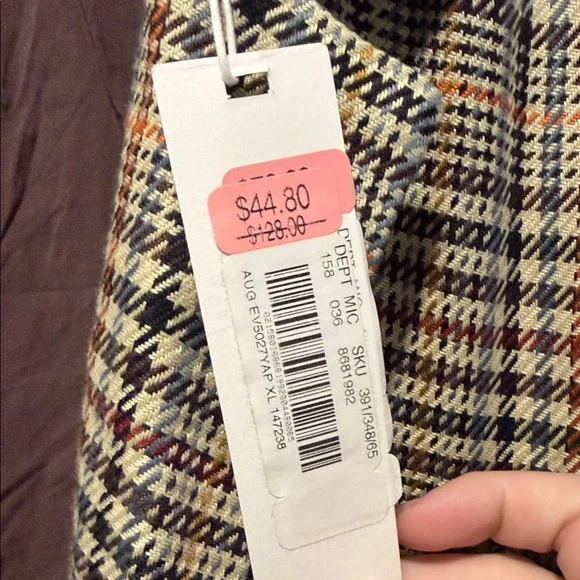 Everly Women’s Multicolor Houndstooth Blazer NWT - Picture 3 of 5